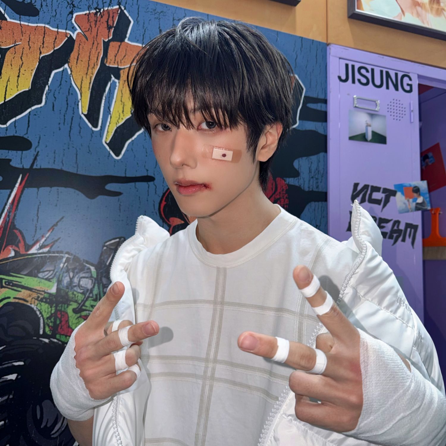 A moment captured by Jisung (NCT DREAM)'s fan