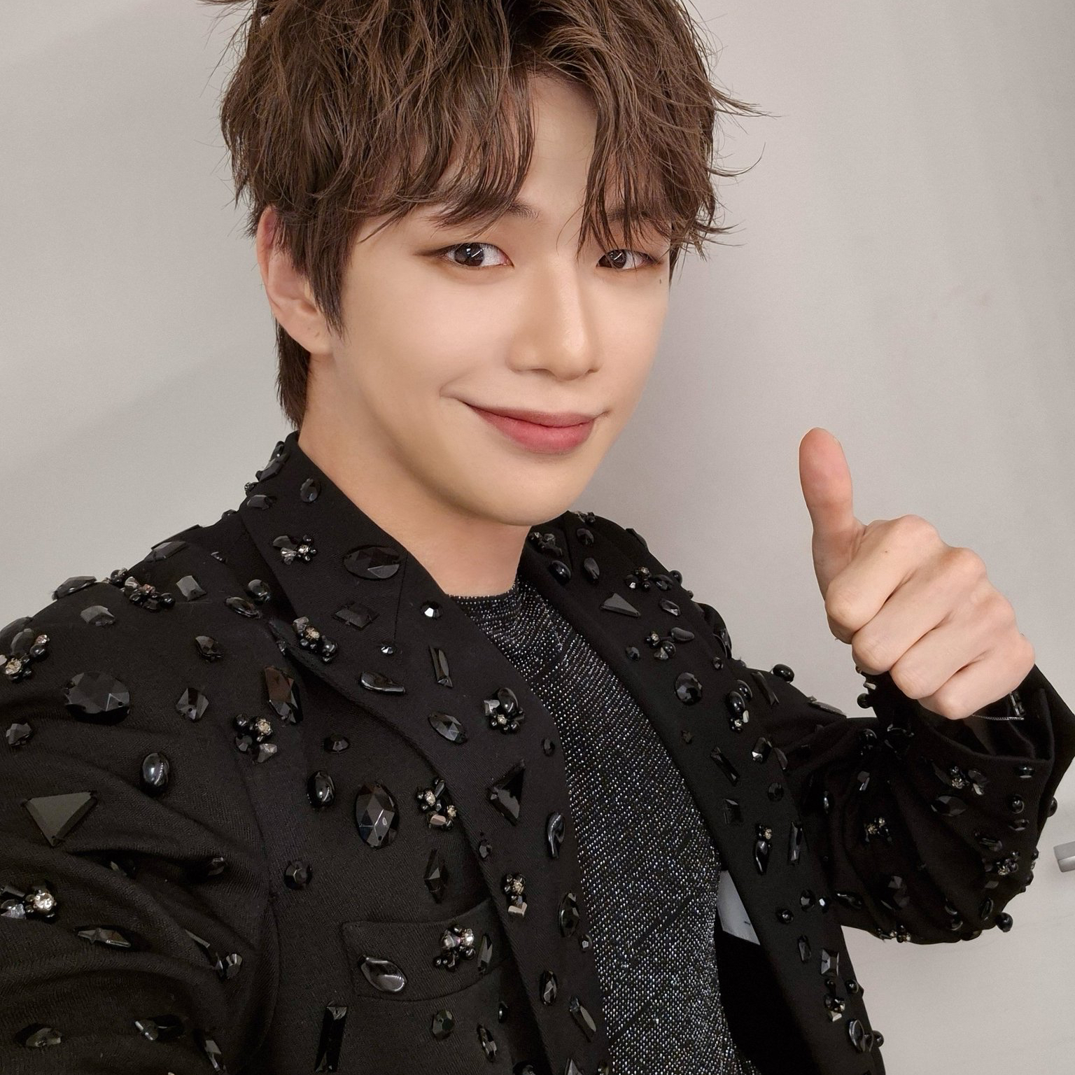 A moment captured by Kang Daniel's fan