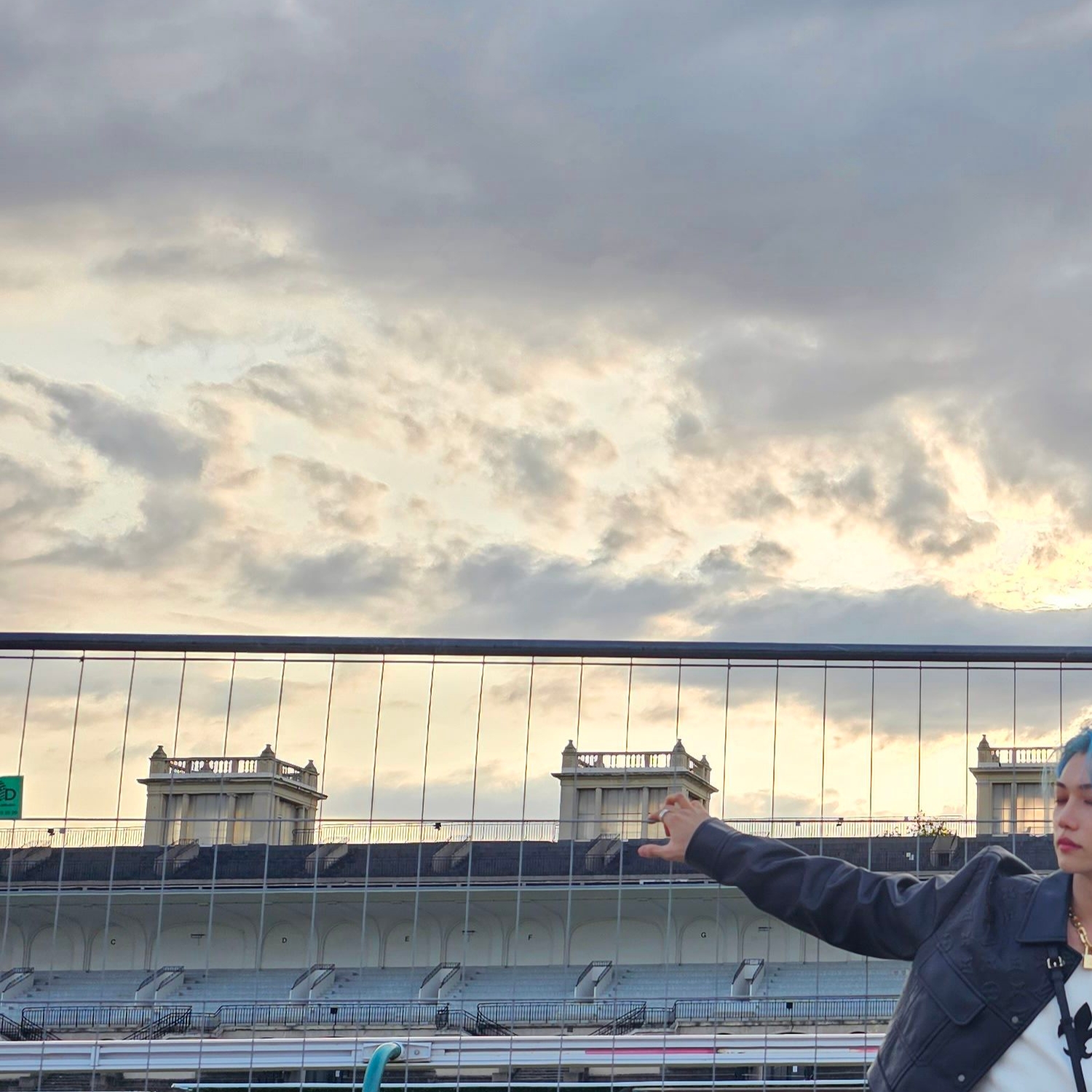 A moment captured by Felix (Stray Kids)'s fan