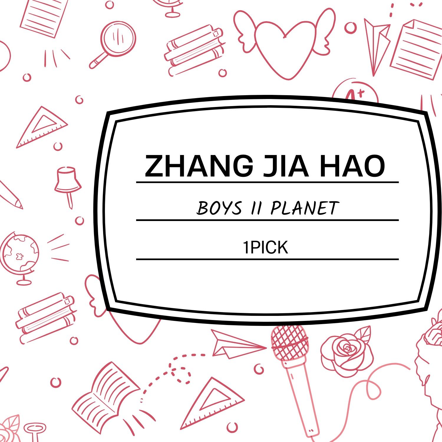 Recent activity shot of Zhang Jiahao (ALPHA DRIVE ONE)