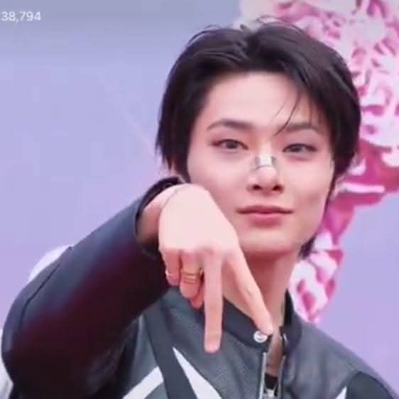 A moment captured by I.N (Stray Kids)'s fan