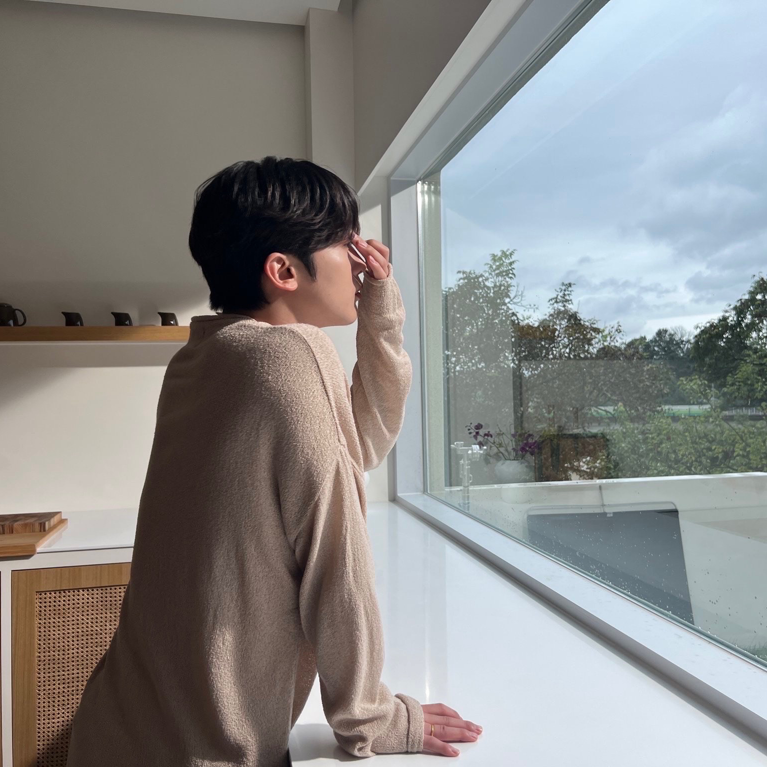 A moment captured by Kim Yohan (WEi)'s fan