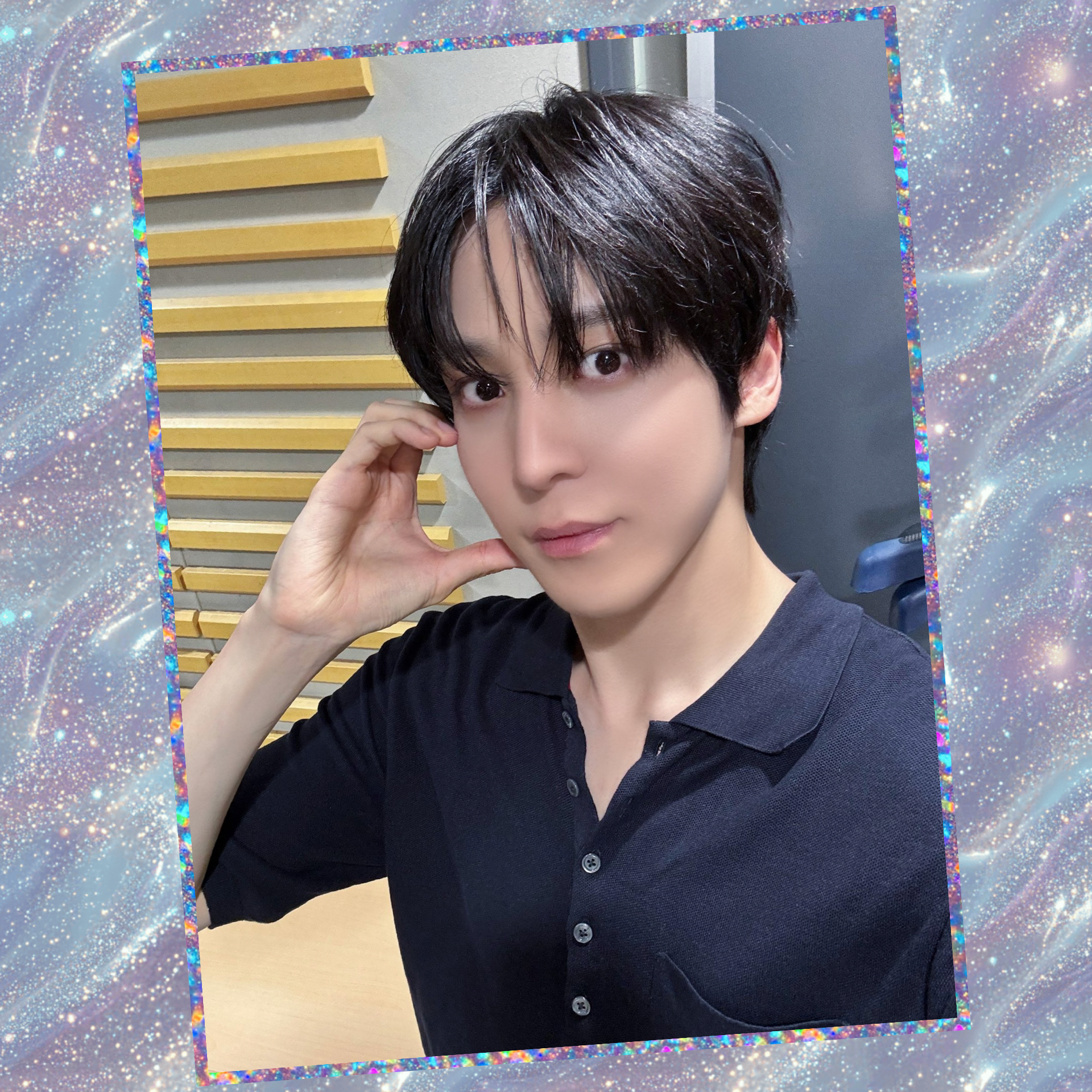 Behind-the-scenes cut of Yunho (ATEEZ)
