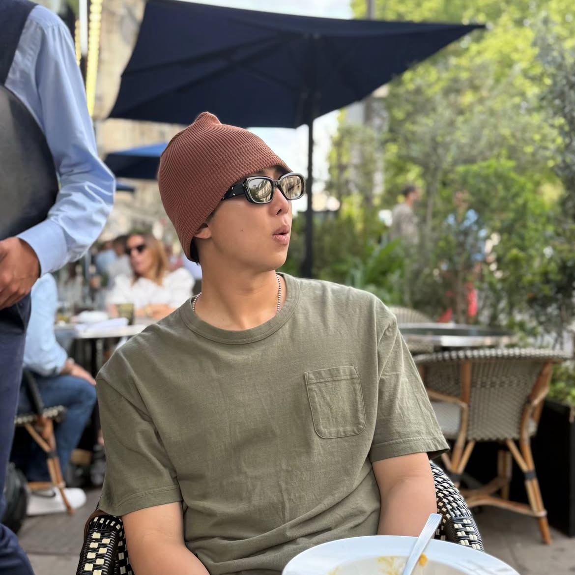 A moment captured by RM (BTS)'s fan