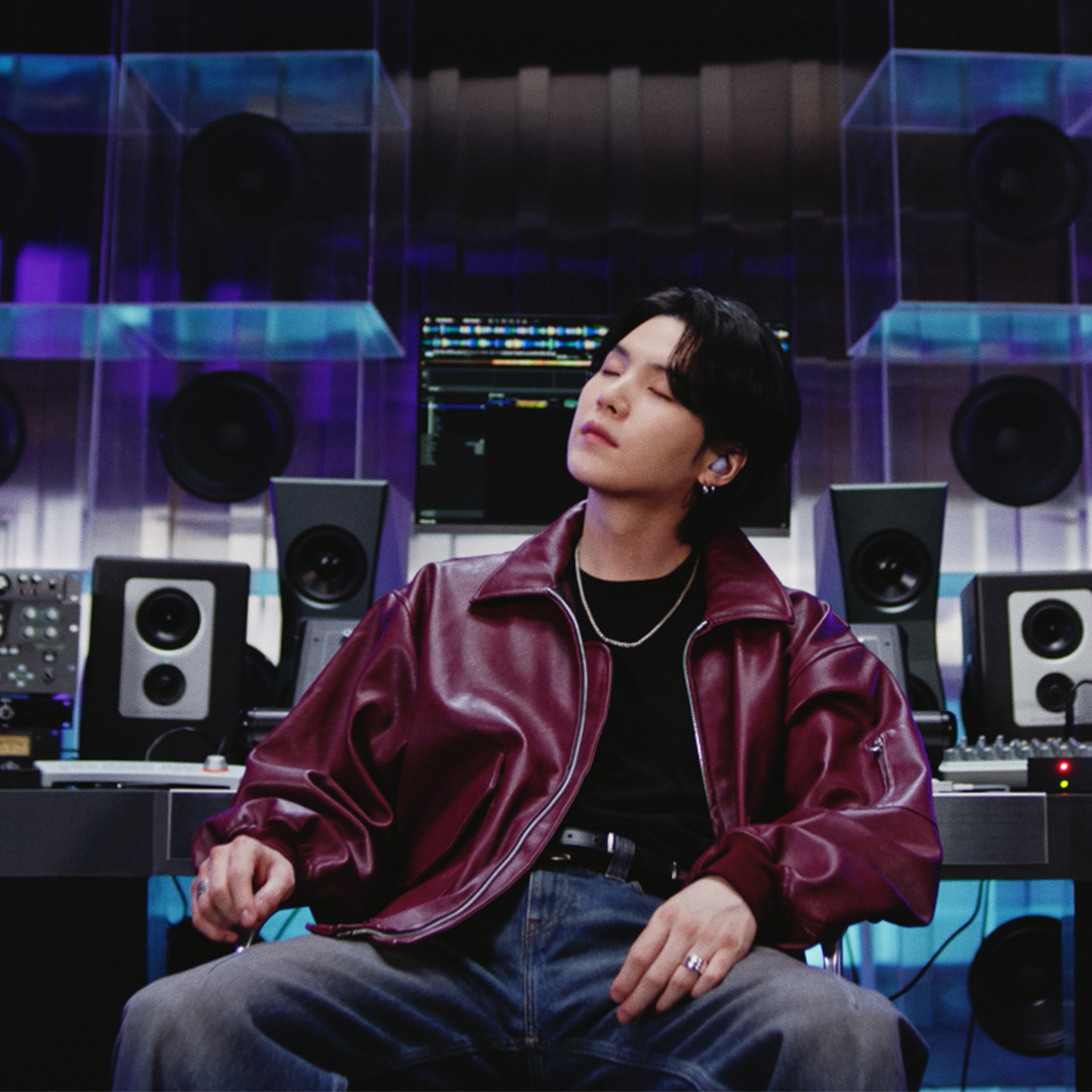 SUGA (BTS)の舞台裏ショット