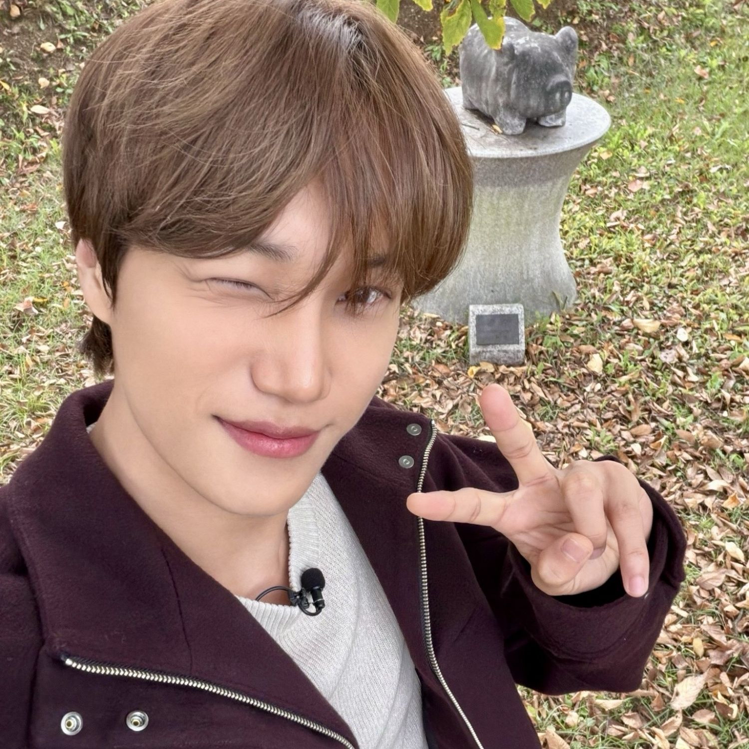 A moment captured by Kai (EXO)'s fan