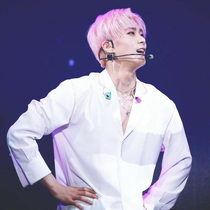 Recent activity shot of Moonbin (ASTRO)