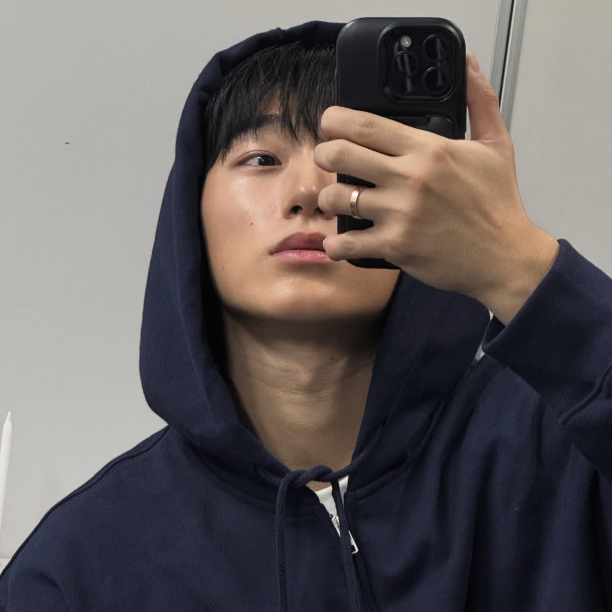 A moment captured by San (ATEEZ)'s fan