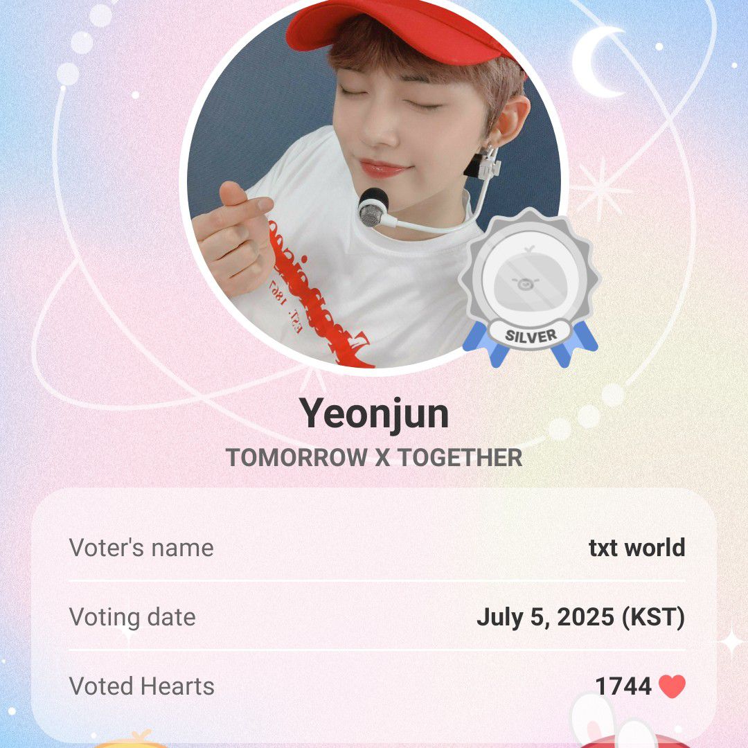 Recent activity shot of TOMORROW X TOGETHER