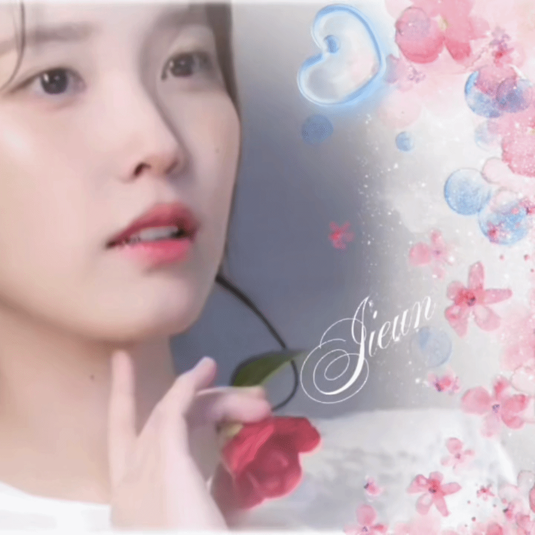 A moment captured by IU's fan