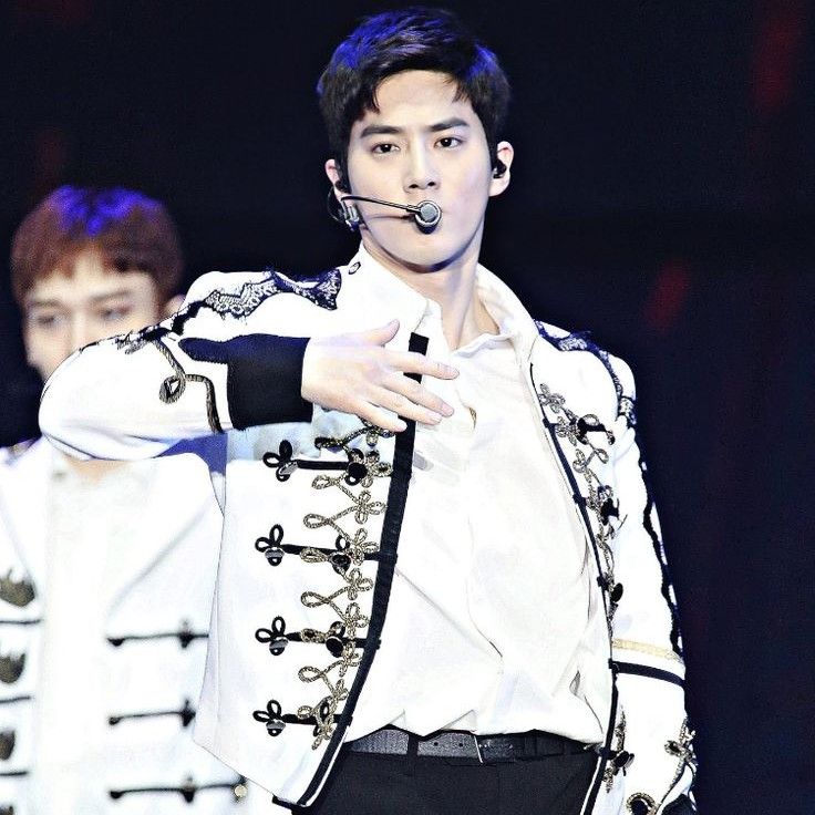 Recent activity shot of Suho (EXO)