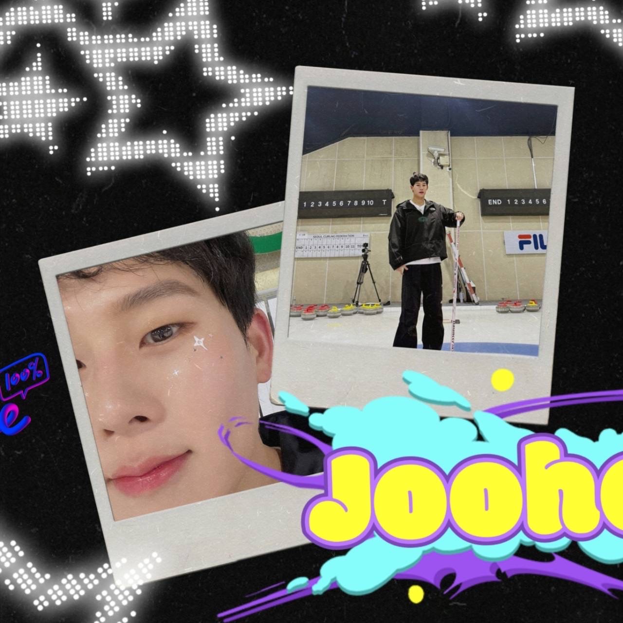 Recent activity shot of Joohoney (MONSTA X)