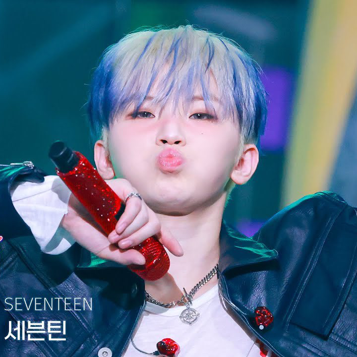 Recent activity shot of Woozi (SEVENTEEN)