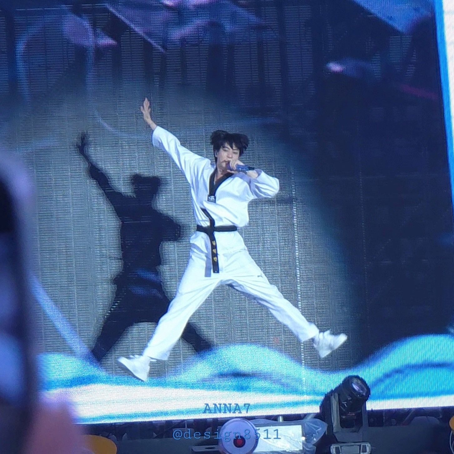 Recent activity shot of Jin (BTS)