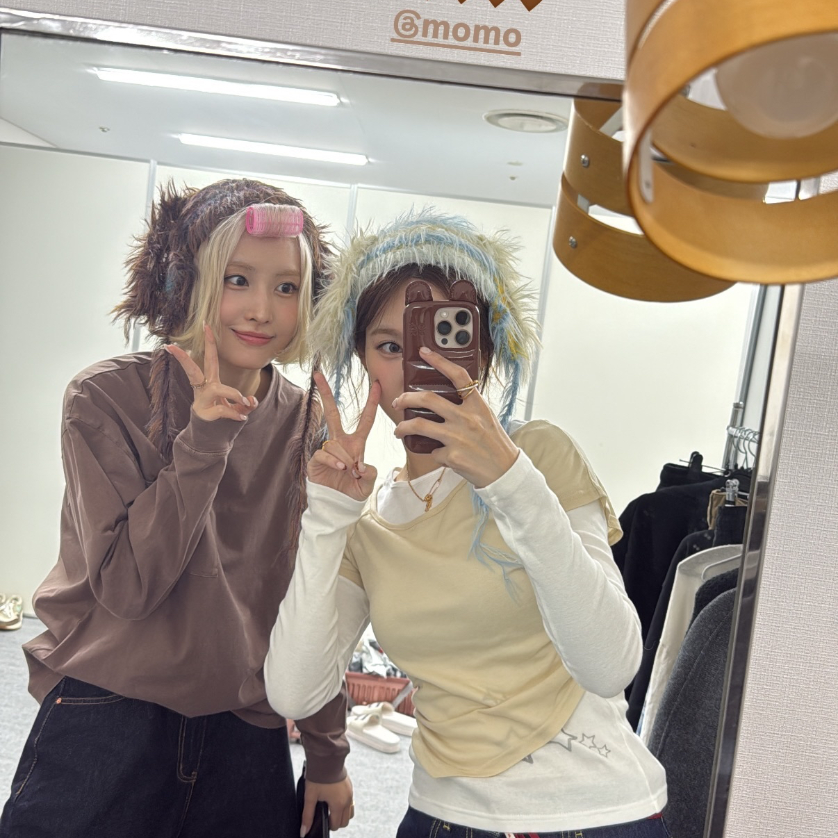 A moment captured by Momo (TWICE)'s fan