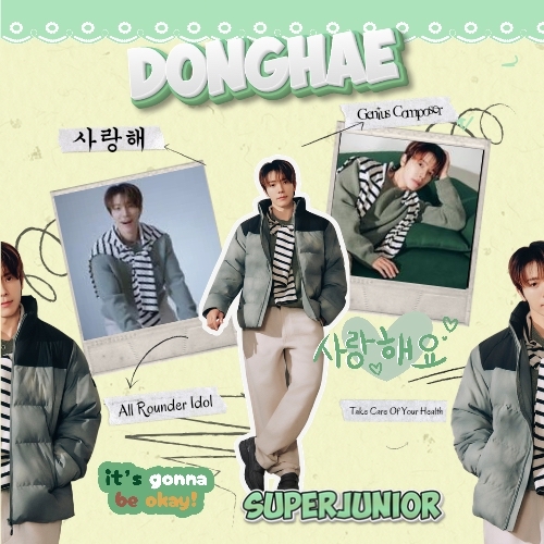 Behind-the-scenes cut of Donghae (Super Junior)