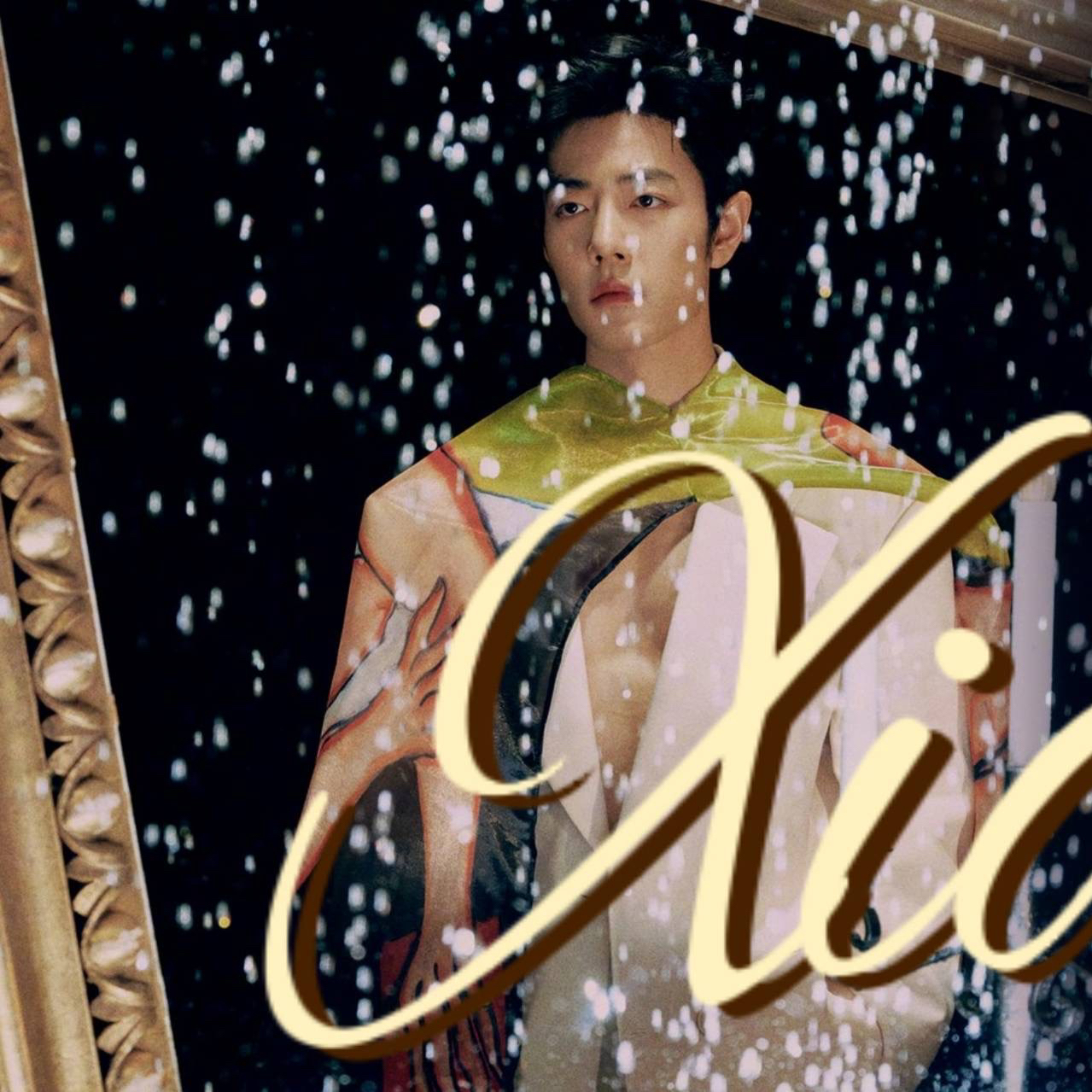 A moment captured by Xiao Zhan's fan