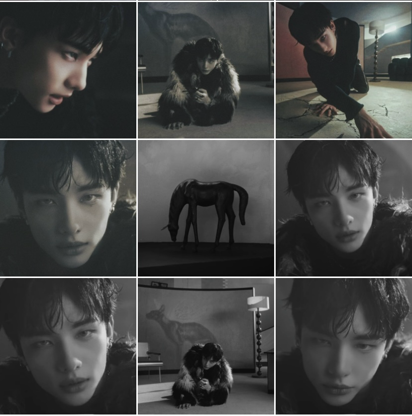 Behind-the-scenes cut of Hyunjin (Stray Kids)