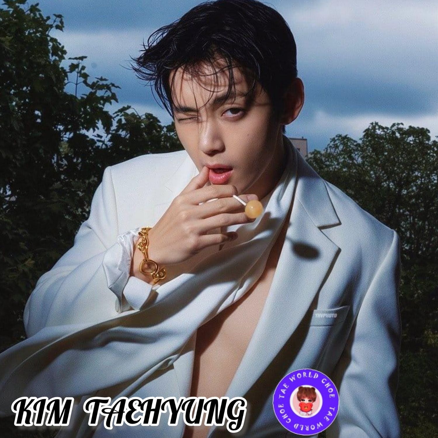 Recent activity shot of V (BTS)