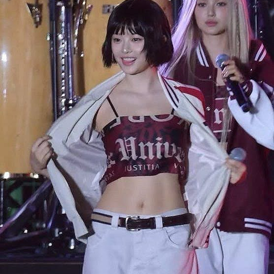 Recent activity shot of HANNI (NewJeans)