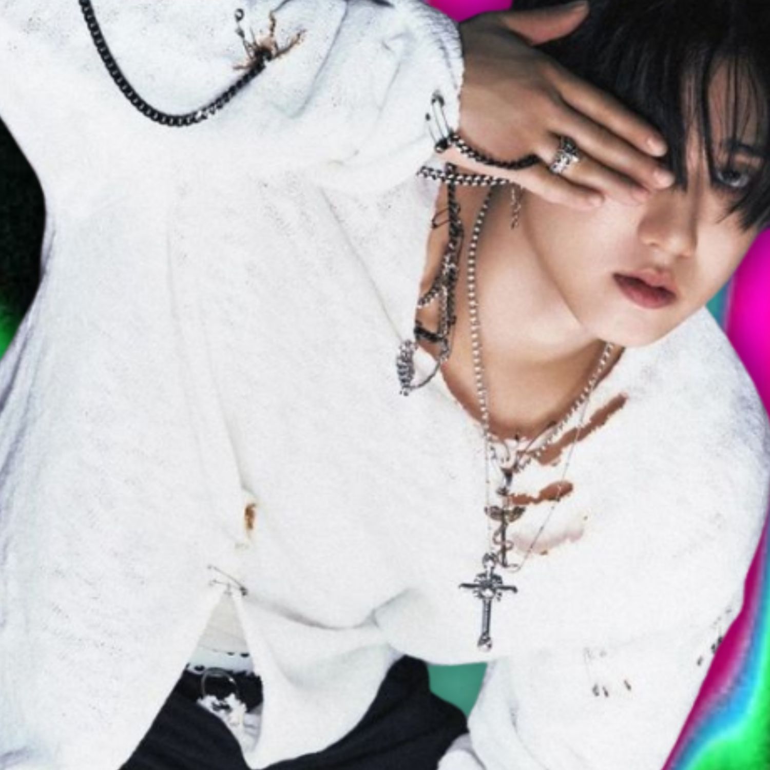 Recent activity shot of Changbin (Stray Kids)