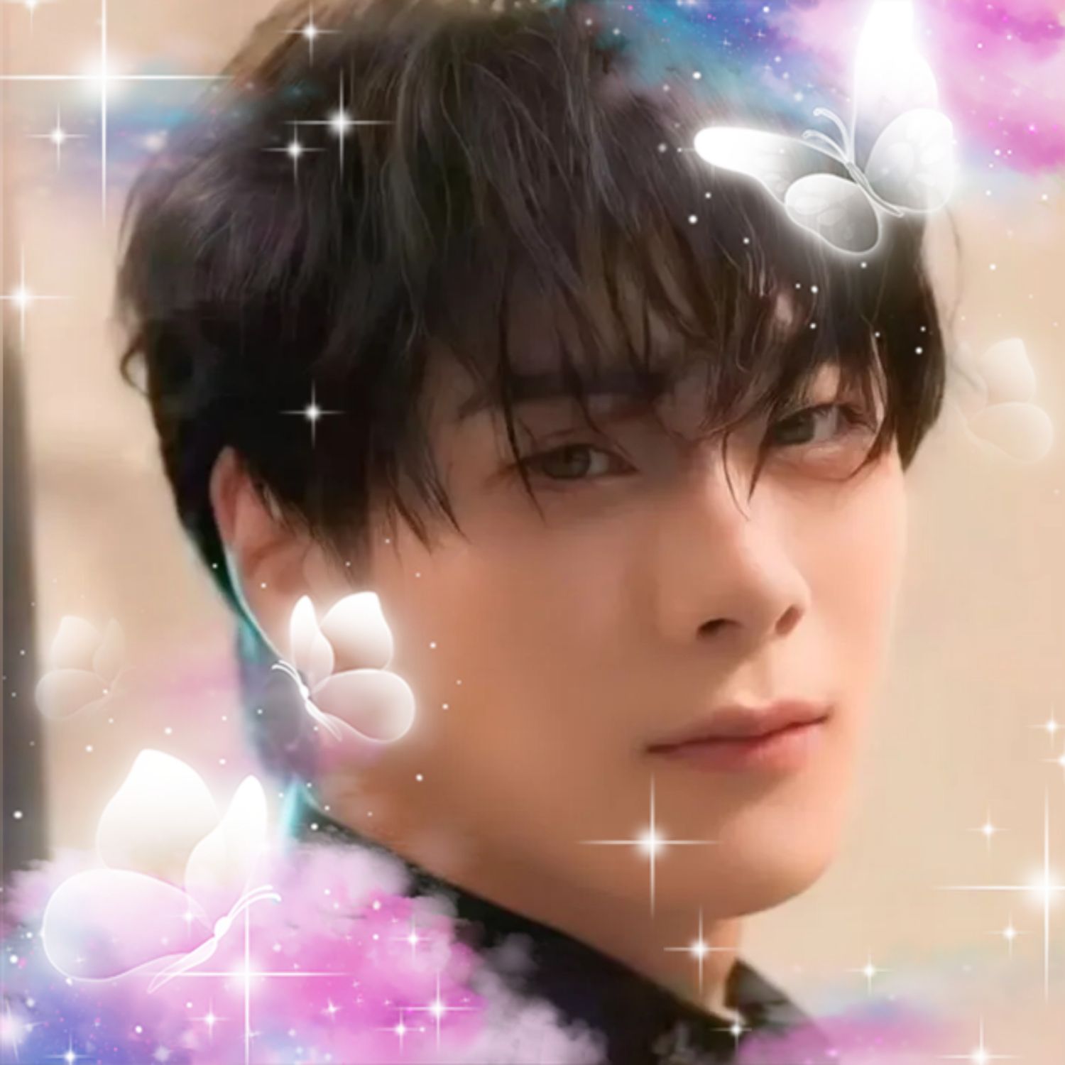 A moment captured by Moonbin (ASTRO)'s fan