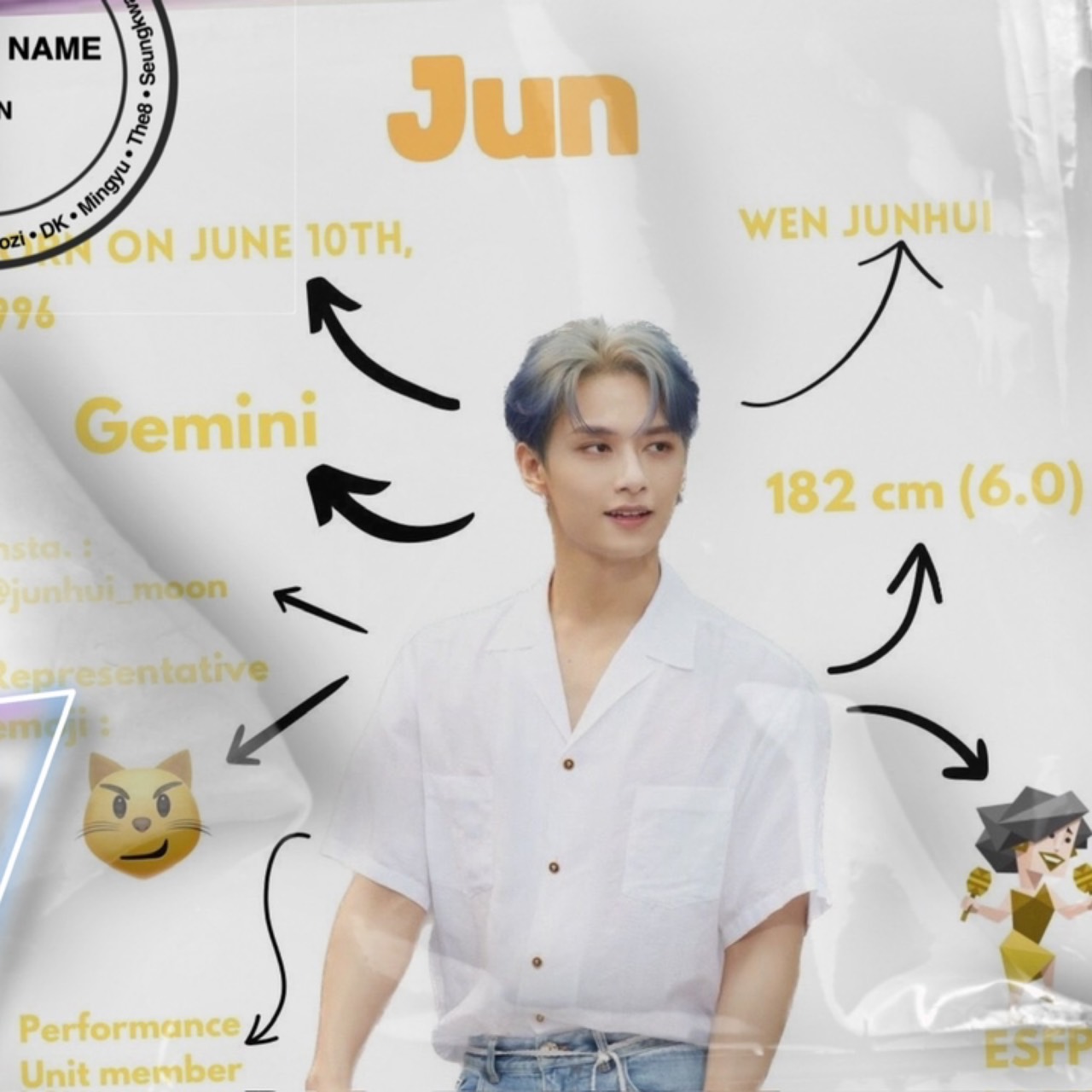 A moment captured by Jun (SEVENTEEN)'s fan