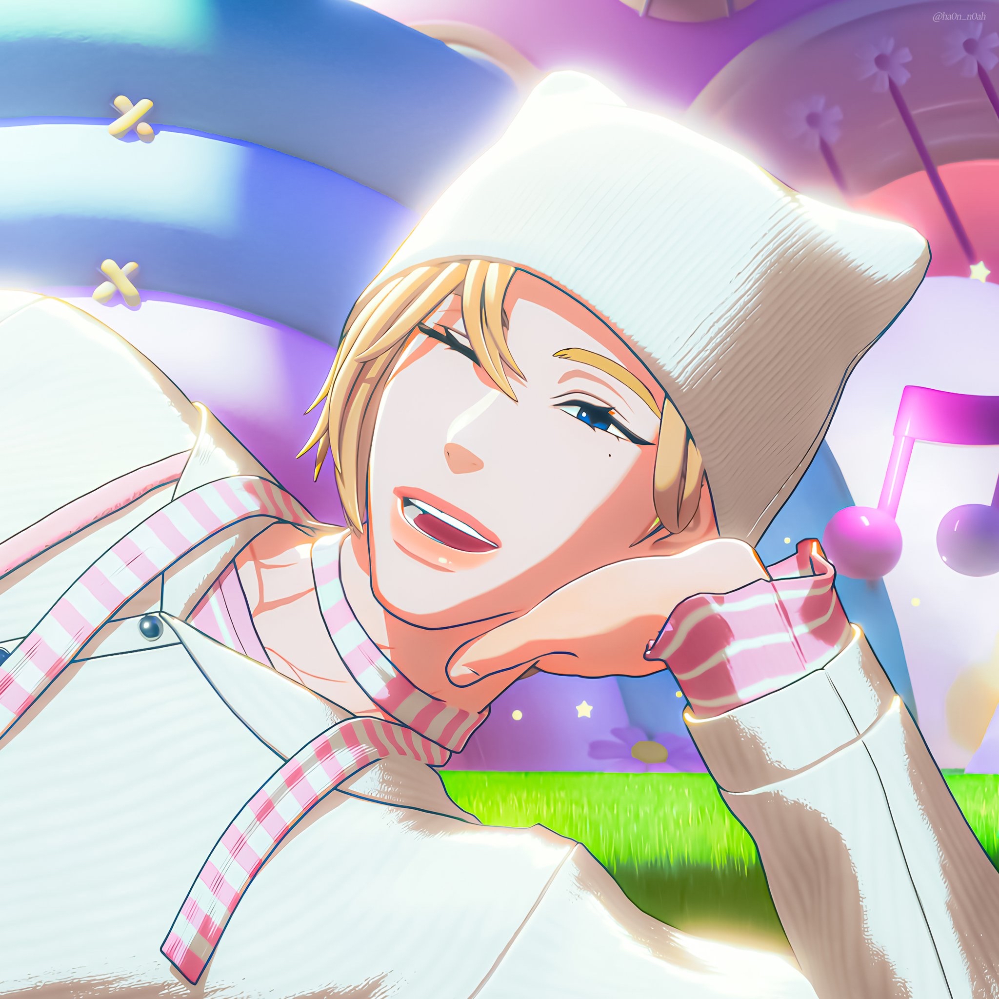 A moment captured by Noah (PLAVE)'s fan