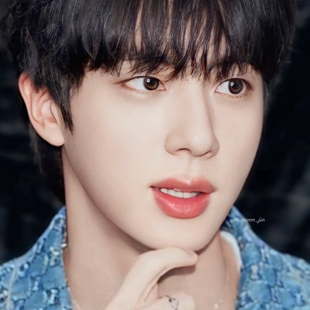 A moment captured by Jin (BTS)'s fan