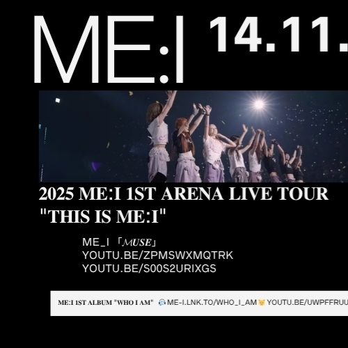 Behind-the-scenes cut of ME:I