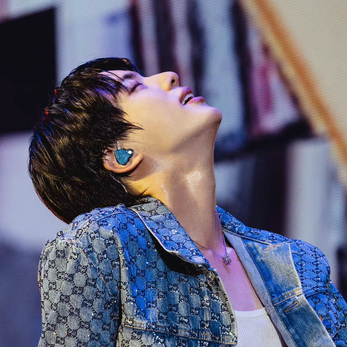 Recent activity shot of Jin (BTS)