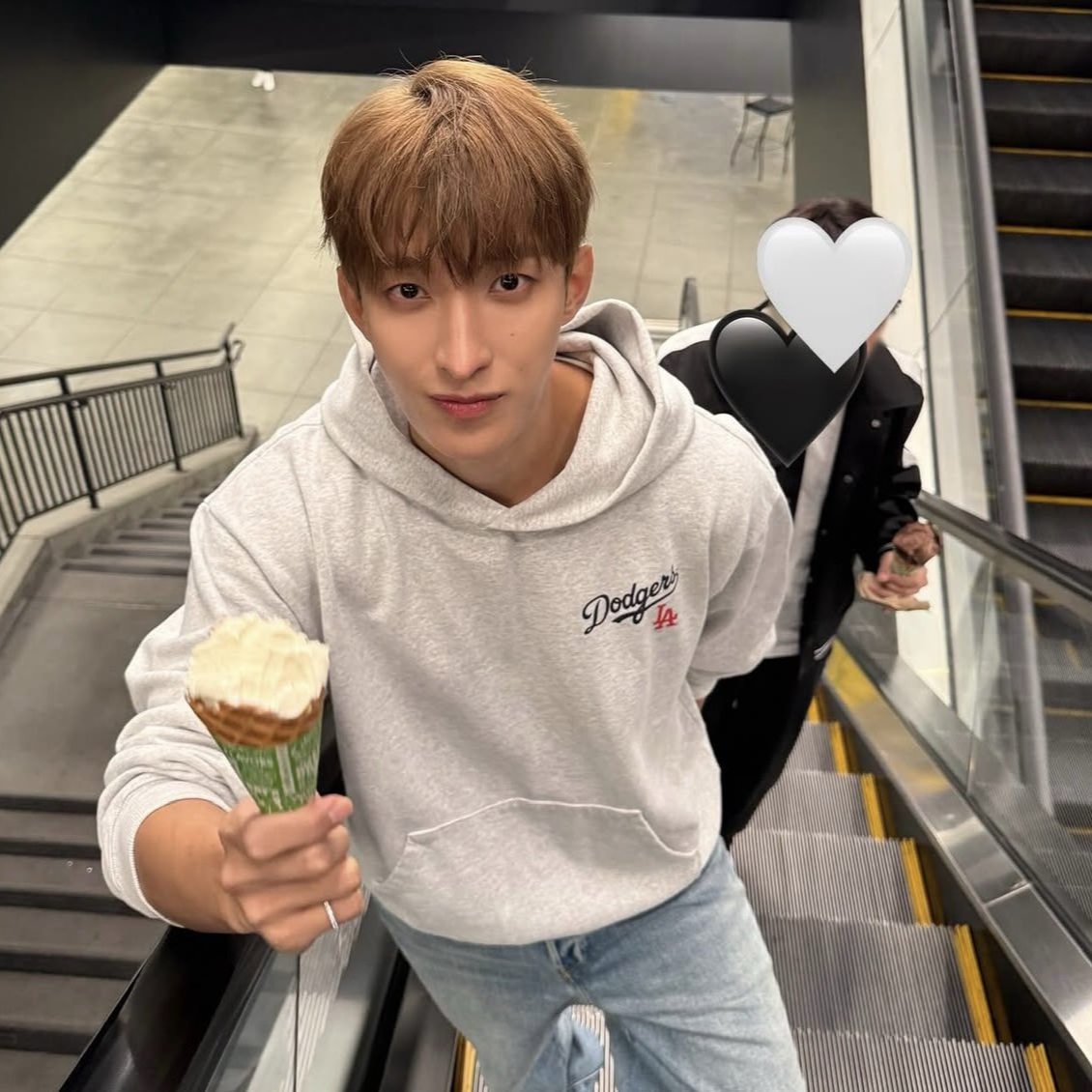 A moment captured by DK (SEVENTEEN)'s fan