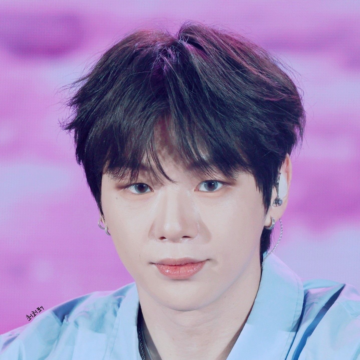 A moment captured by Kang Daniel's fan