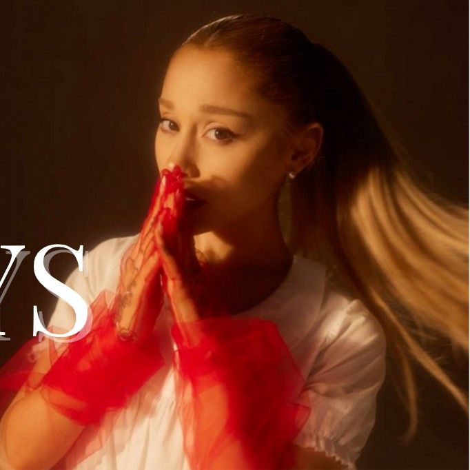 Recent activity shot of Ariana Grande