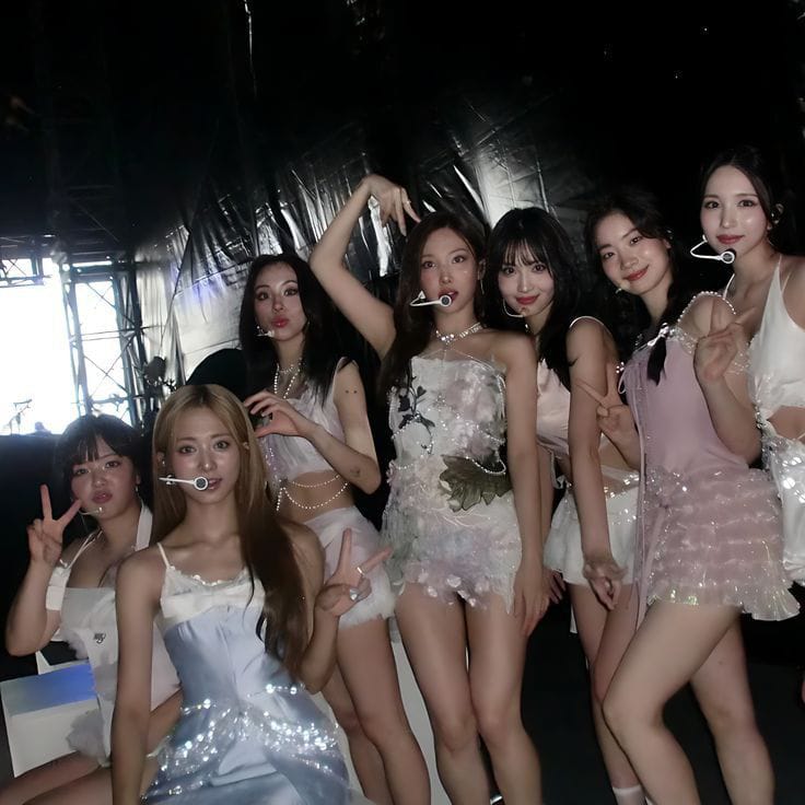 Recent activity shot of TWICE