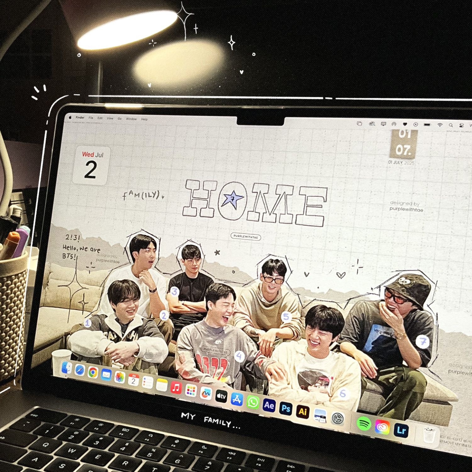 BTSの舞台裏ショット
