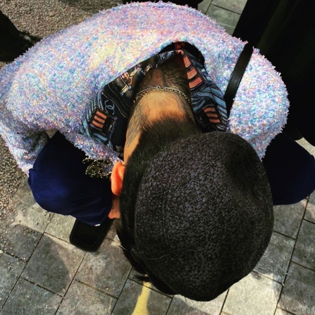 A moment captured by G-DRAGON (BIGBANG)'s fan