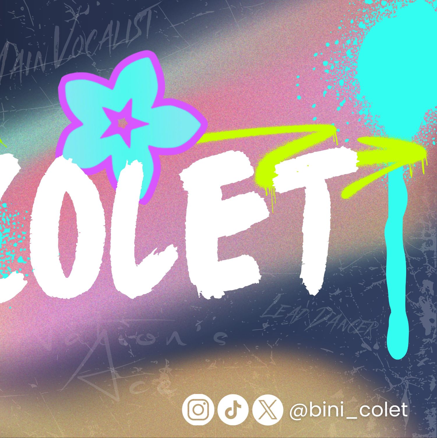 A moment captured by Colet (BINI)'s fan