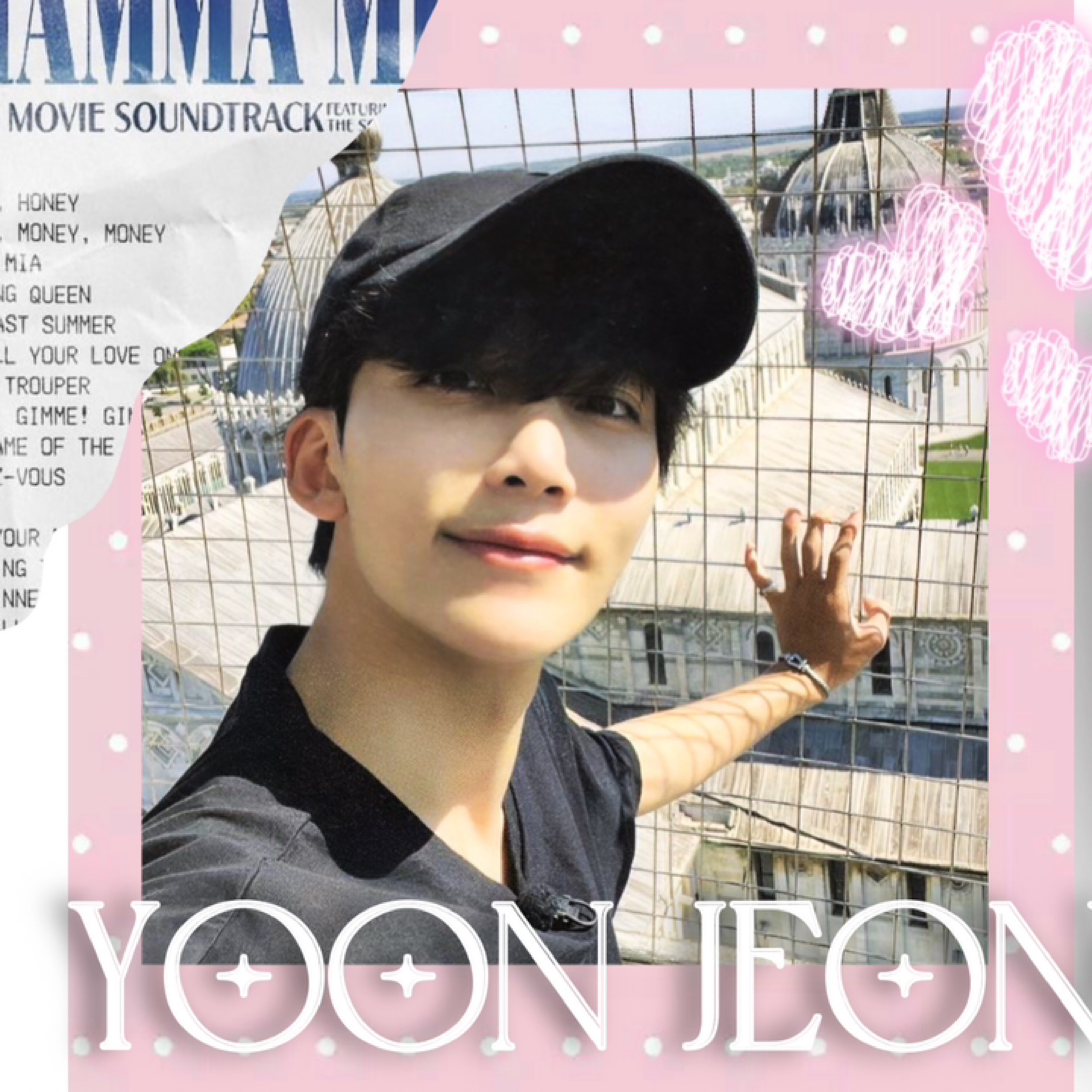A moment captured by Jeonghan (SEVENTEEN)'s fan