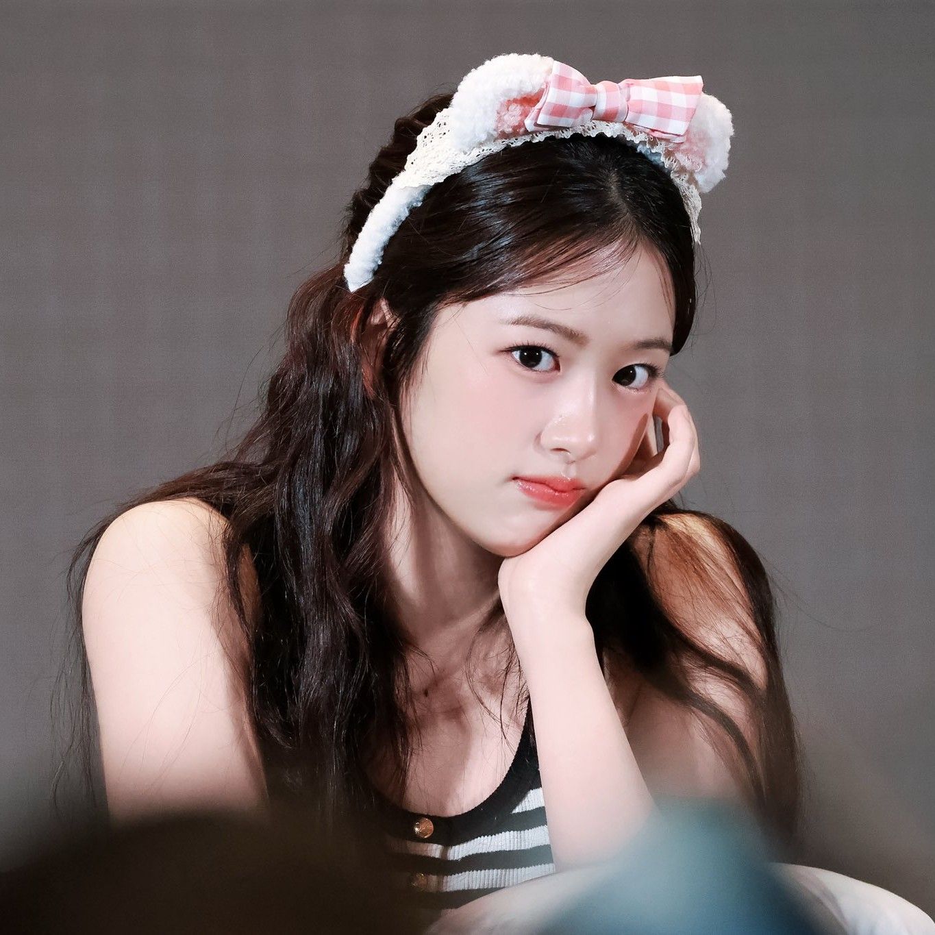 A moment captured by An Yujin (IVE)'s fan