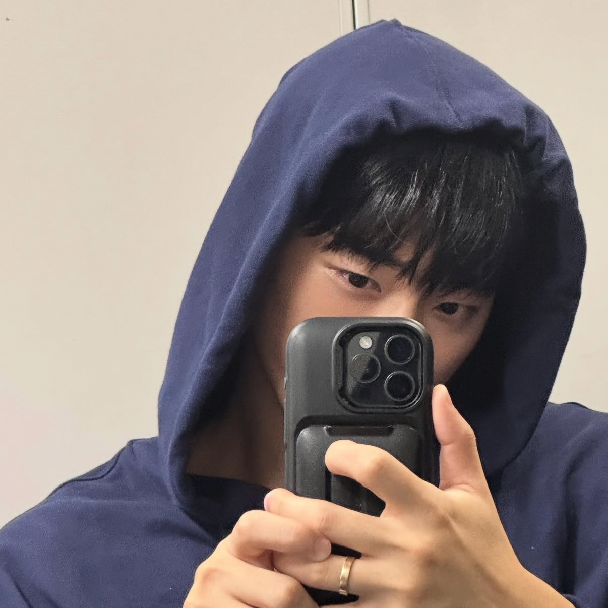 A moment captured by San (ATEEZ)'s fan