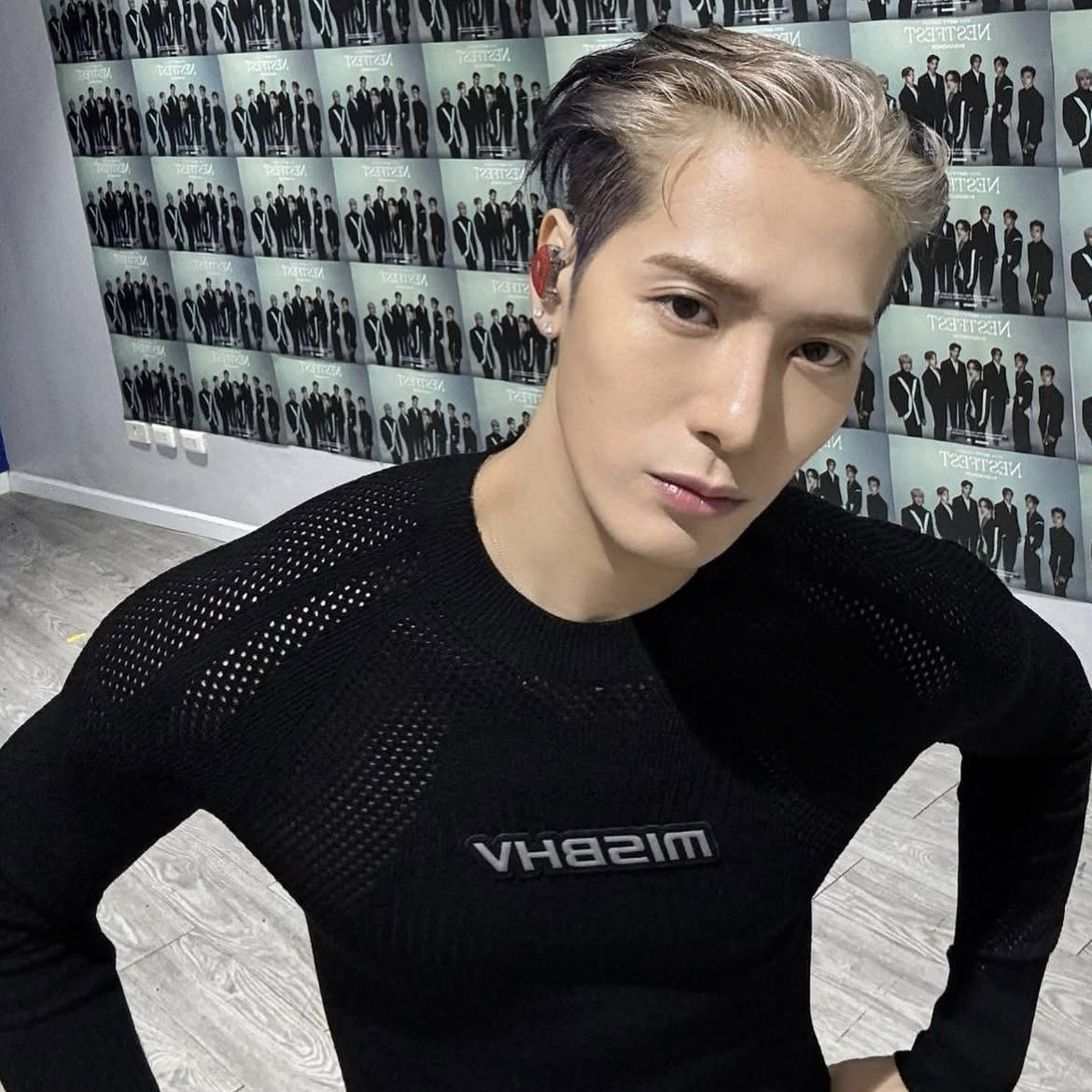 Recent activity shot of Jackson (GOT7)