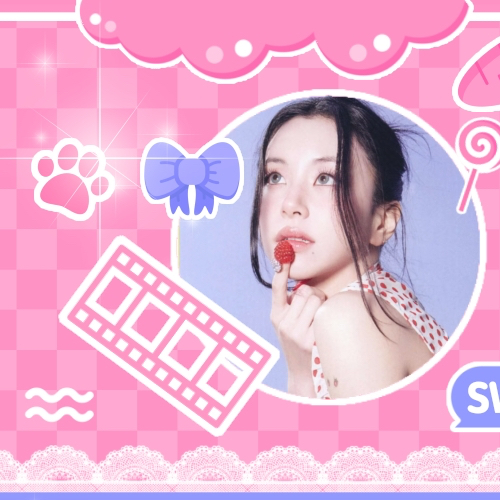 Behind-the-scenes cut of Chaeyoung (TWICE)