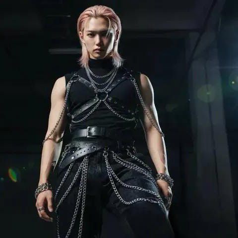 Recent activity shot of Felix (Stray Kids)