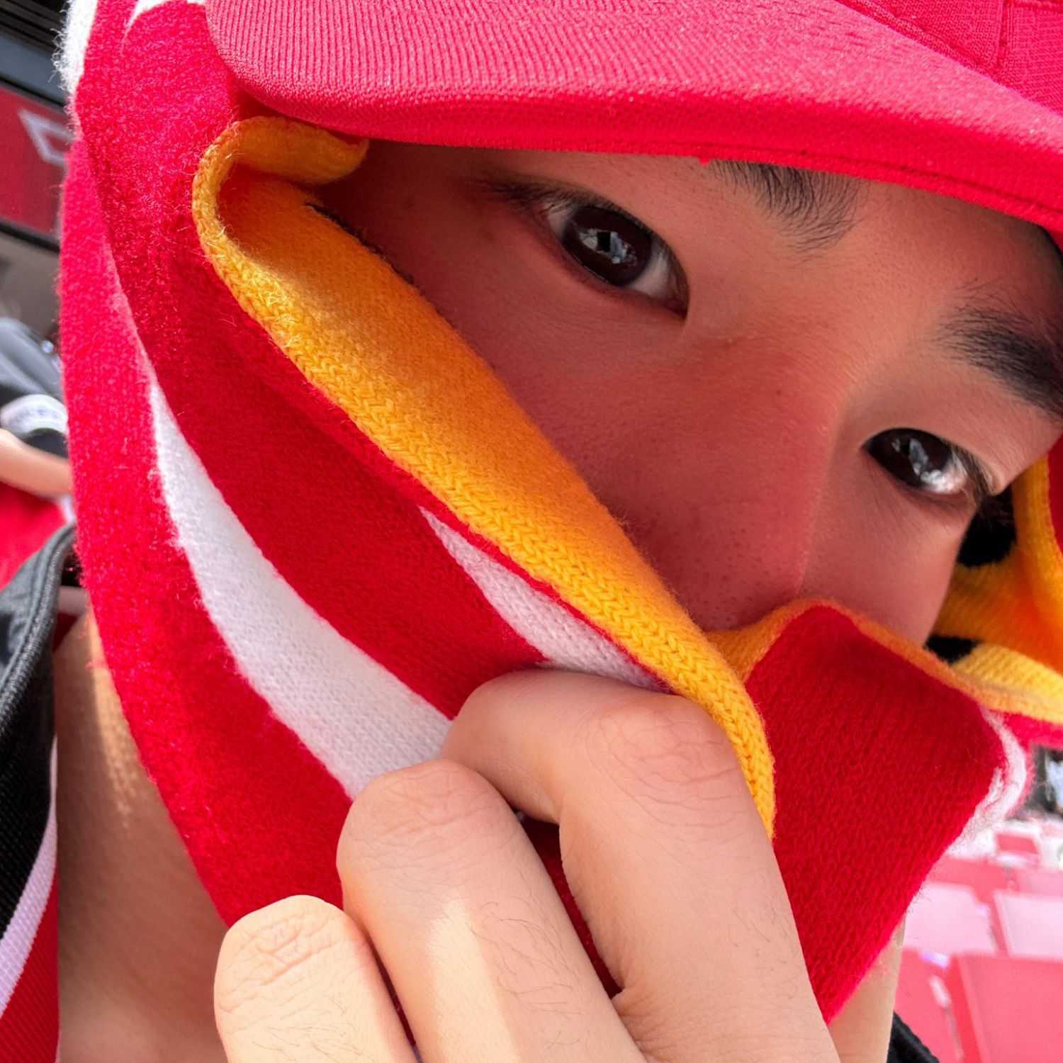 A moment captured by Choi Byungchan's fan