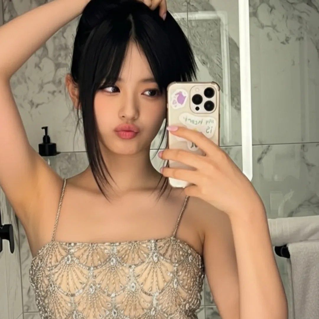 A moment captured by NewJeans's fan