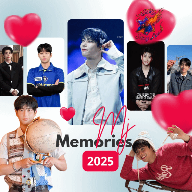 A moment captured by MJ (ASTRO)'s fan