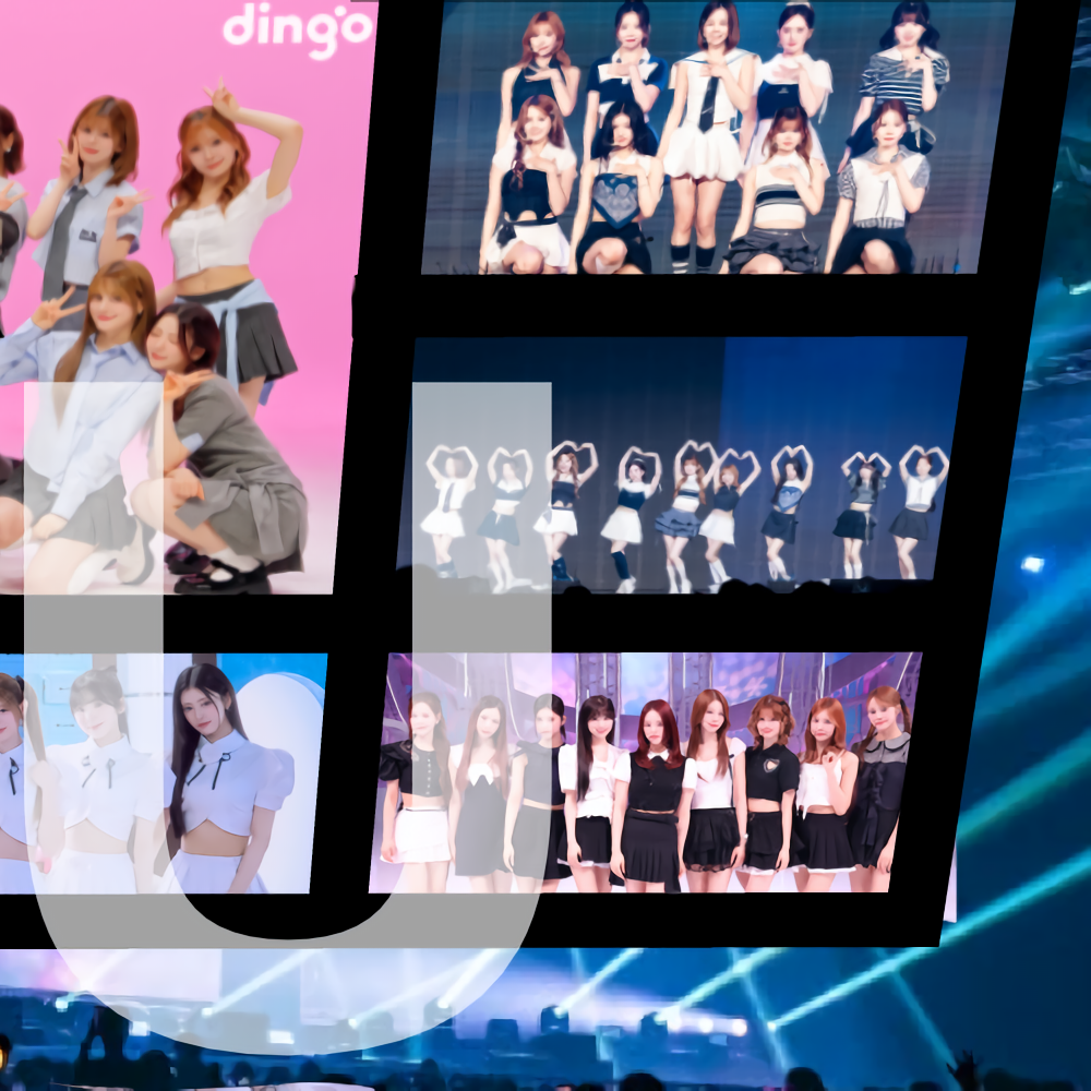 A moment captured by NiziU's fan