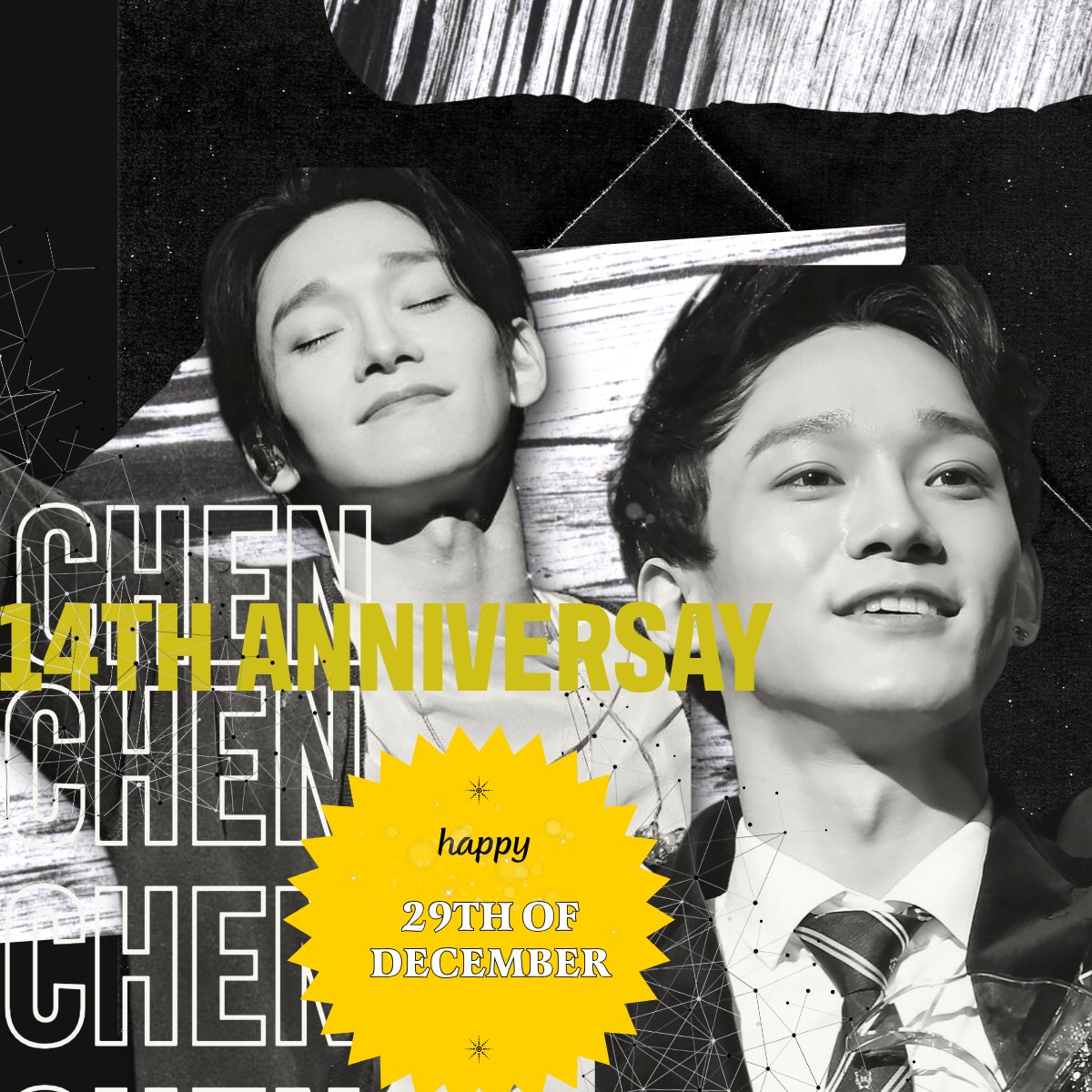 Recent activity shot of Chen (EXO)