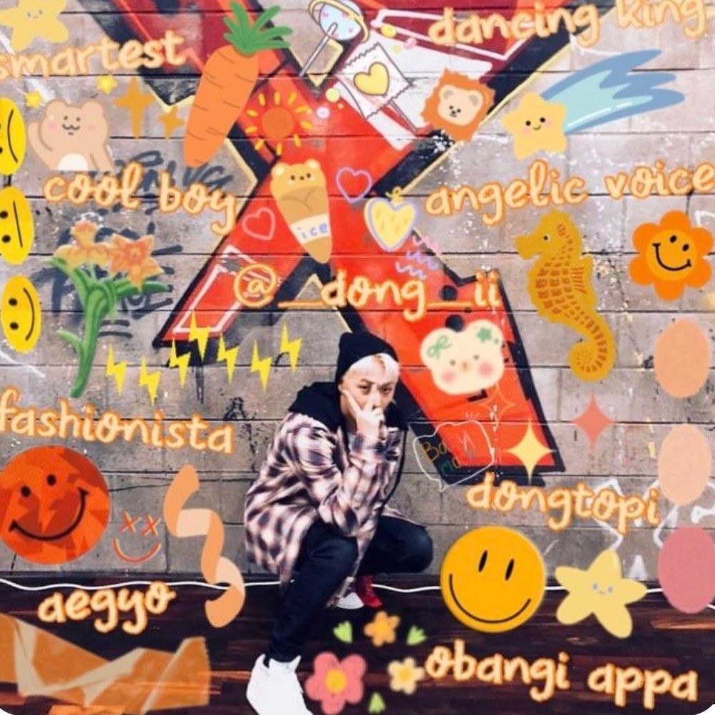A moment captured by DK (iKON)'s fan